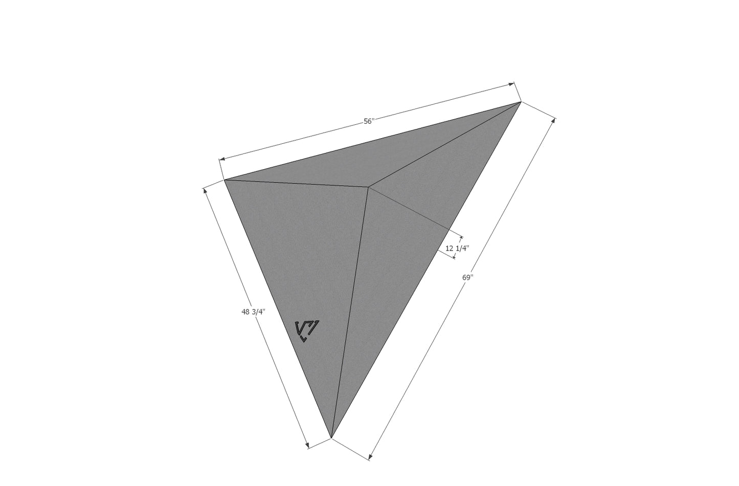 Offset Triangle 1 - Low