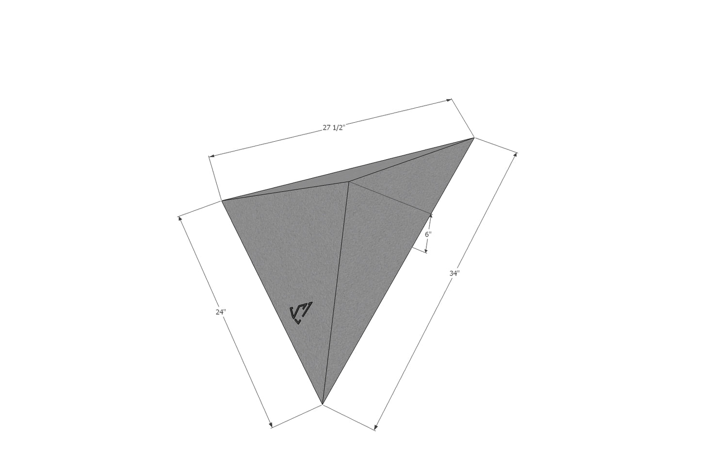 Offset Triangle 1 - Low