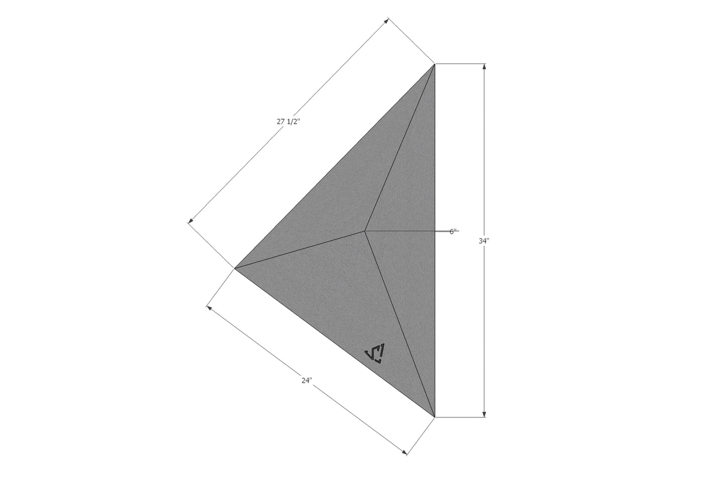 Offset Triangle 1 - Low