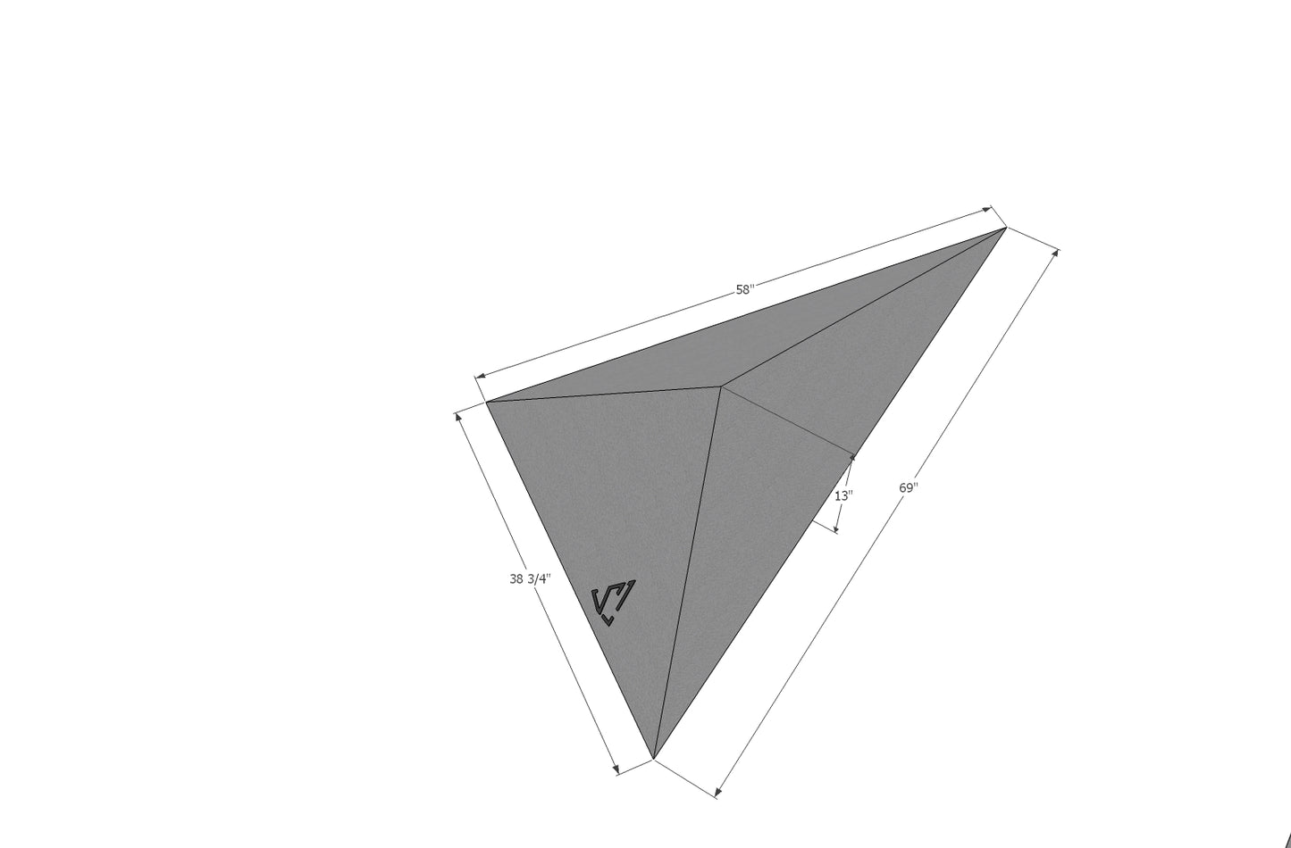 Offset Triangle 2 - Low