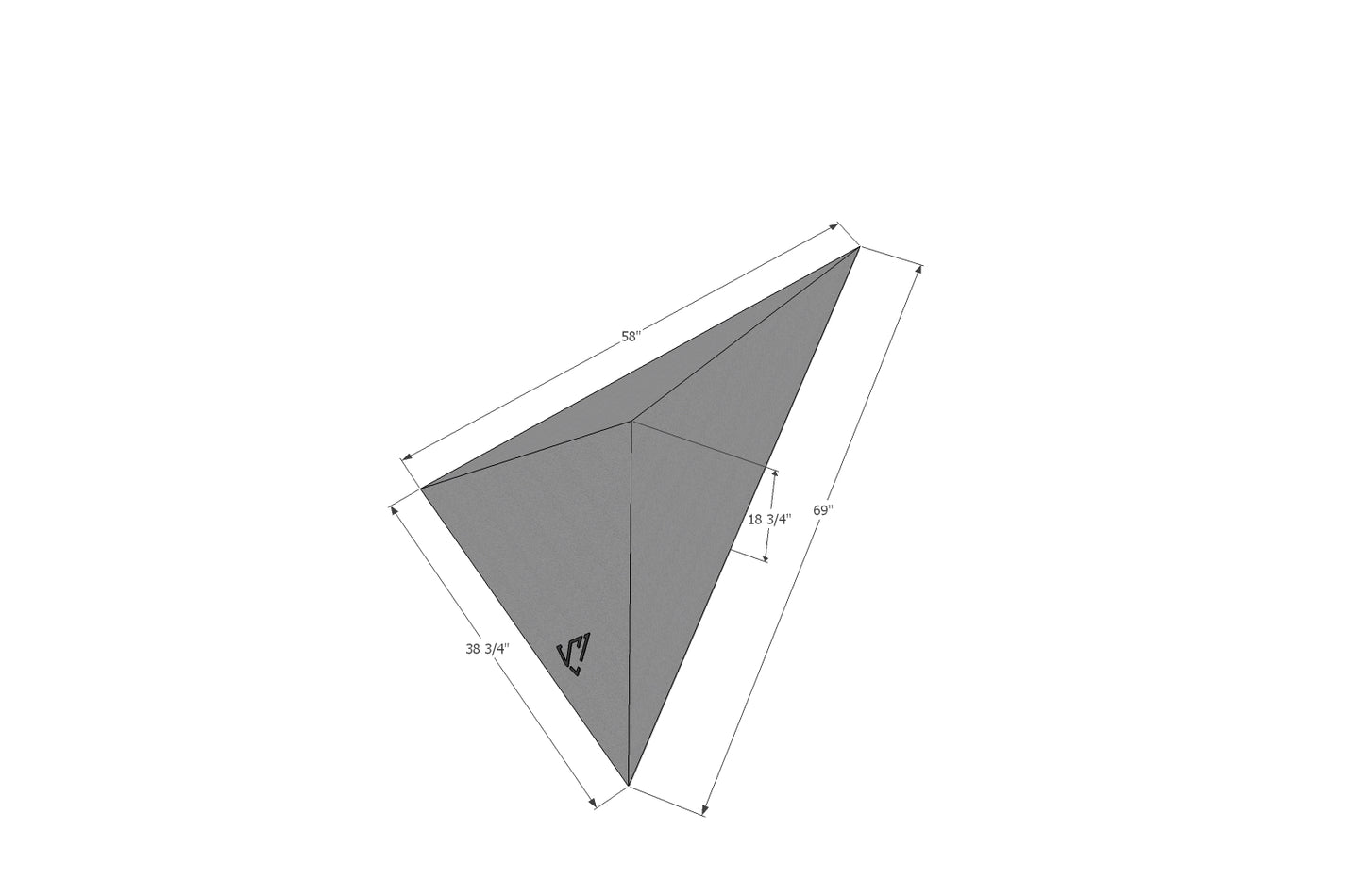 Offset Triangle 2 - High
