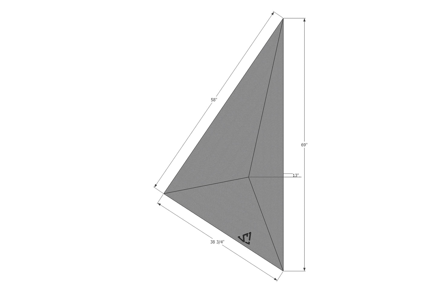 Offset Triangle 2 - Low