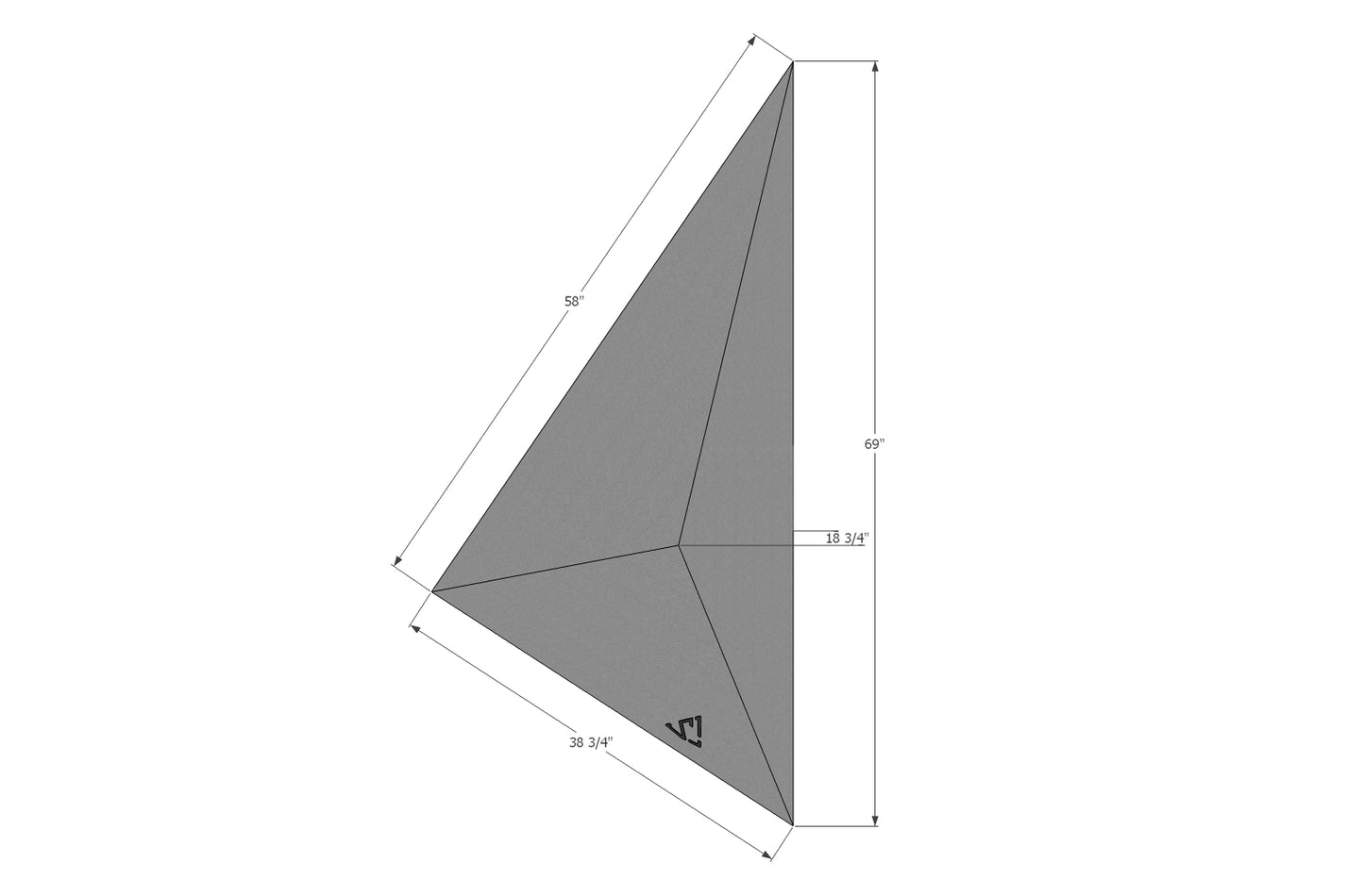Offset Triangle 2 - High