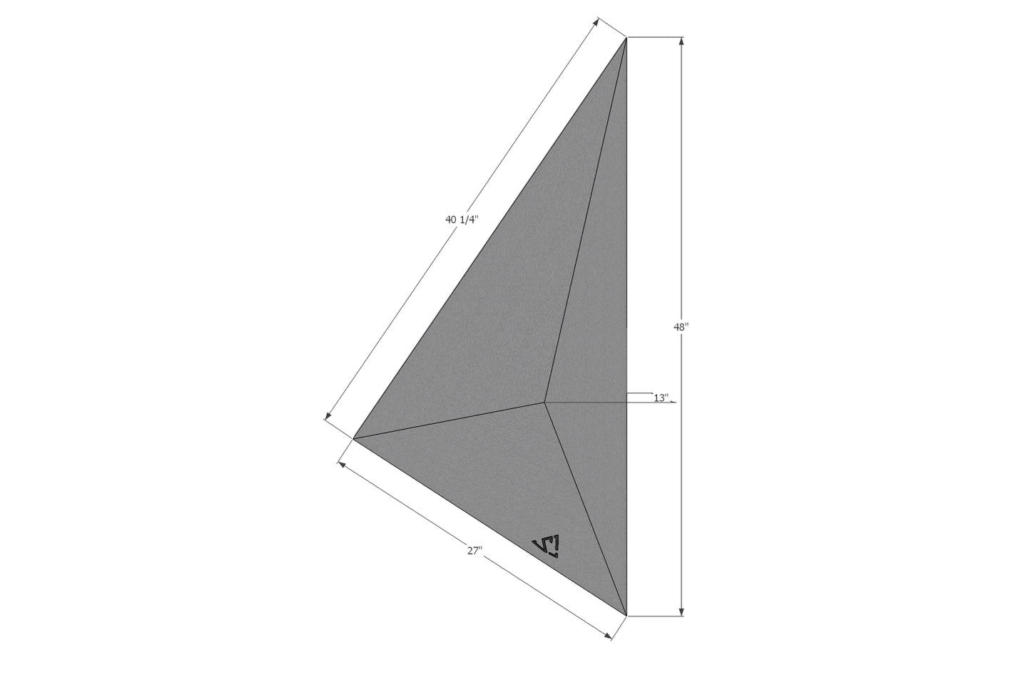 Offset Triangle 2 - High