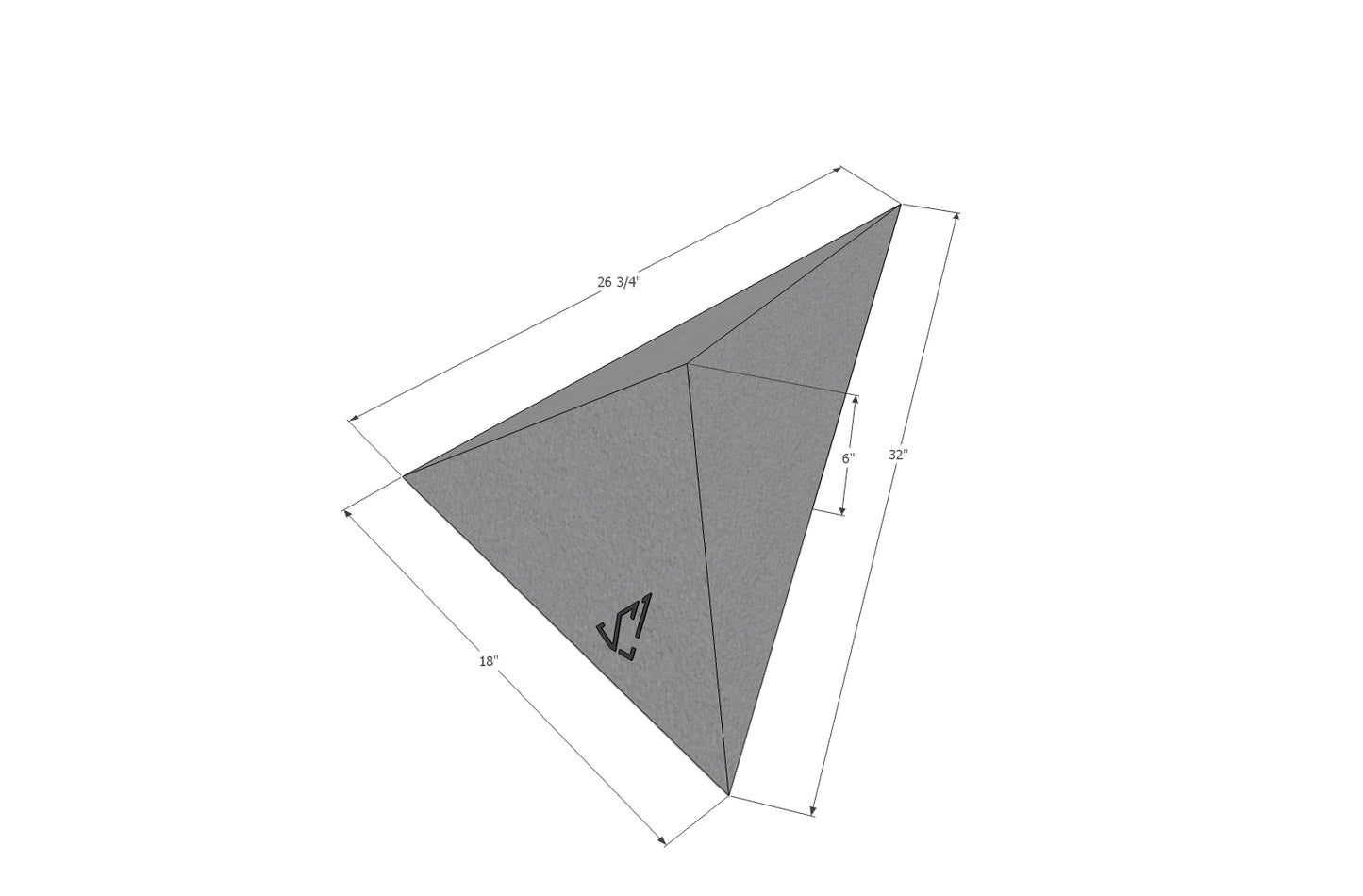 Offset Triangle 2 - Low