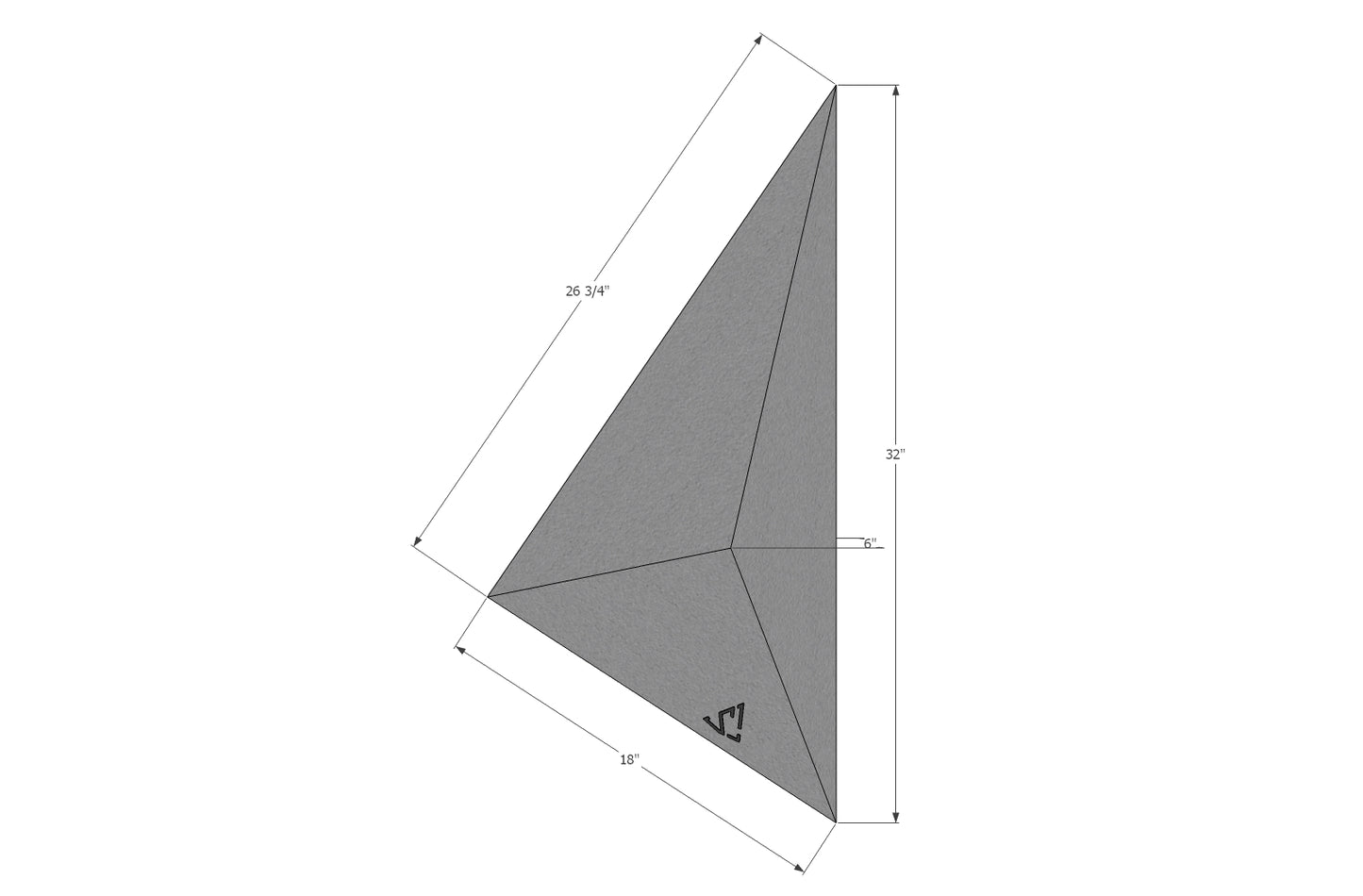 Offset Triangle 2 - Low