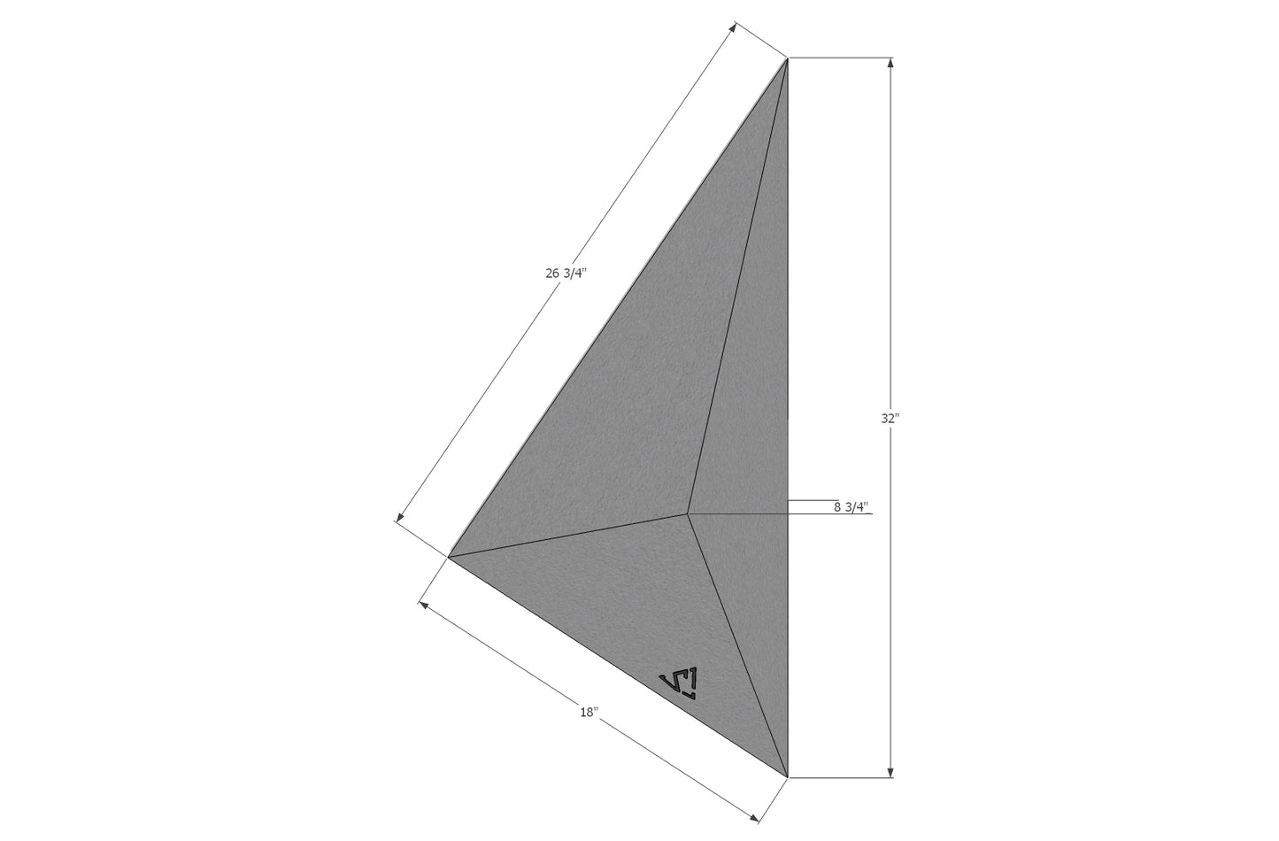 Offset Triangle 2 - High