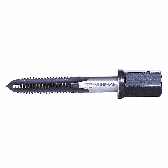 SPEEDTAP, 4 FLUTES, BRIGHT, 3/8"-16 UNC, 3 1/2 IN L, 0.368 IN DIA, HIGH SPEED STEEL